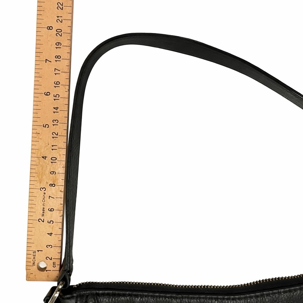 Kate Spade New York Black Pebbled 100% Cow Leather Hobo Shoulder Bag Old Money - Picture 11 of 15